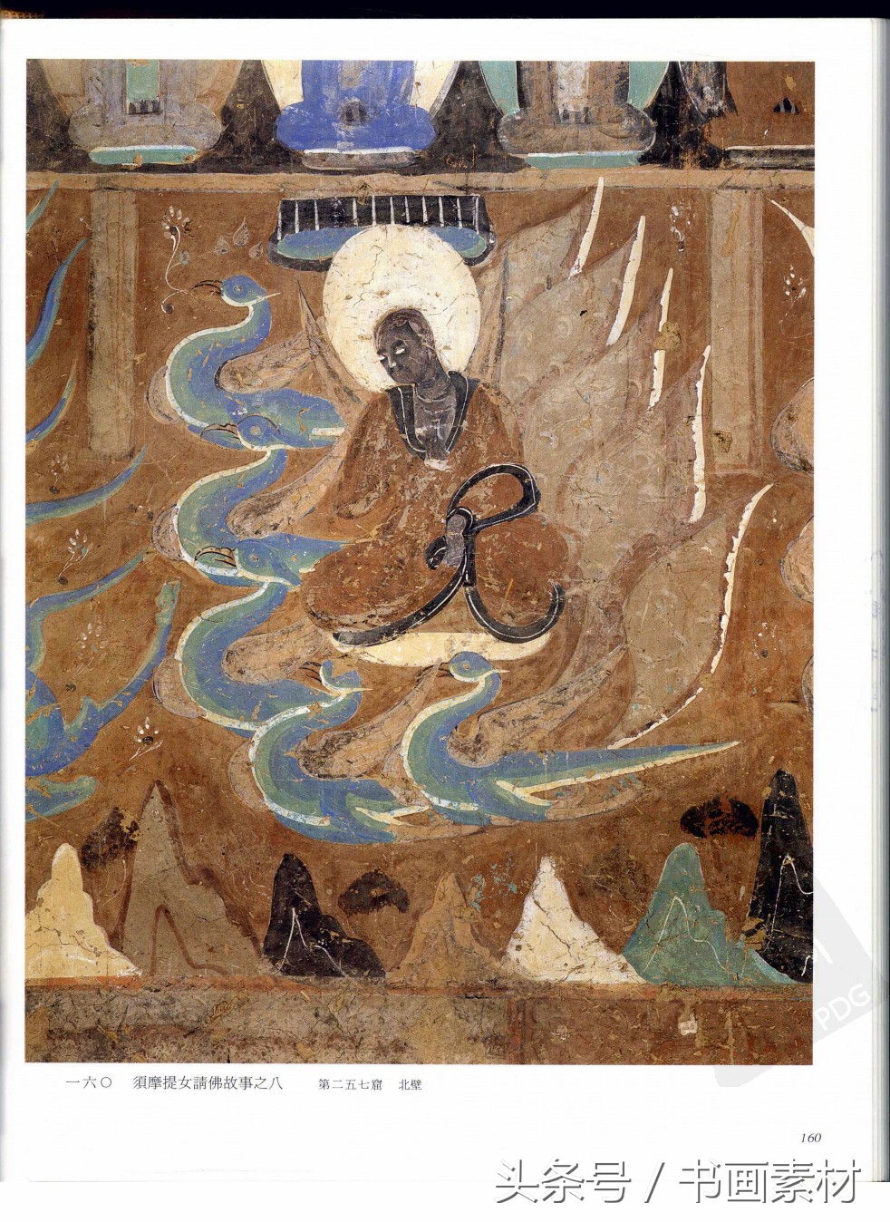 北凉北魏石窟壁画图片,敦煌北魏壁画临摹