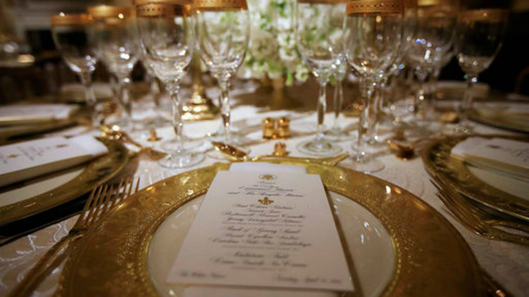 美国总统国宴菜,历届美国总统访华国宴