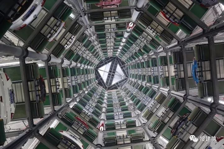 最小的立体车库,旋转式立体车库