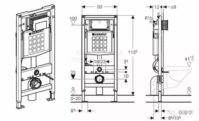 马桶不挖地面怎么移位,110扁管移位马桶容易堵吗