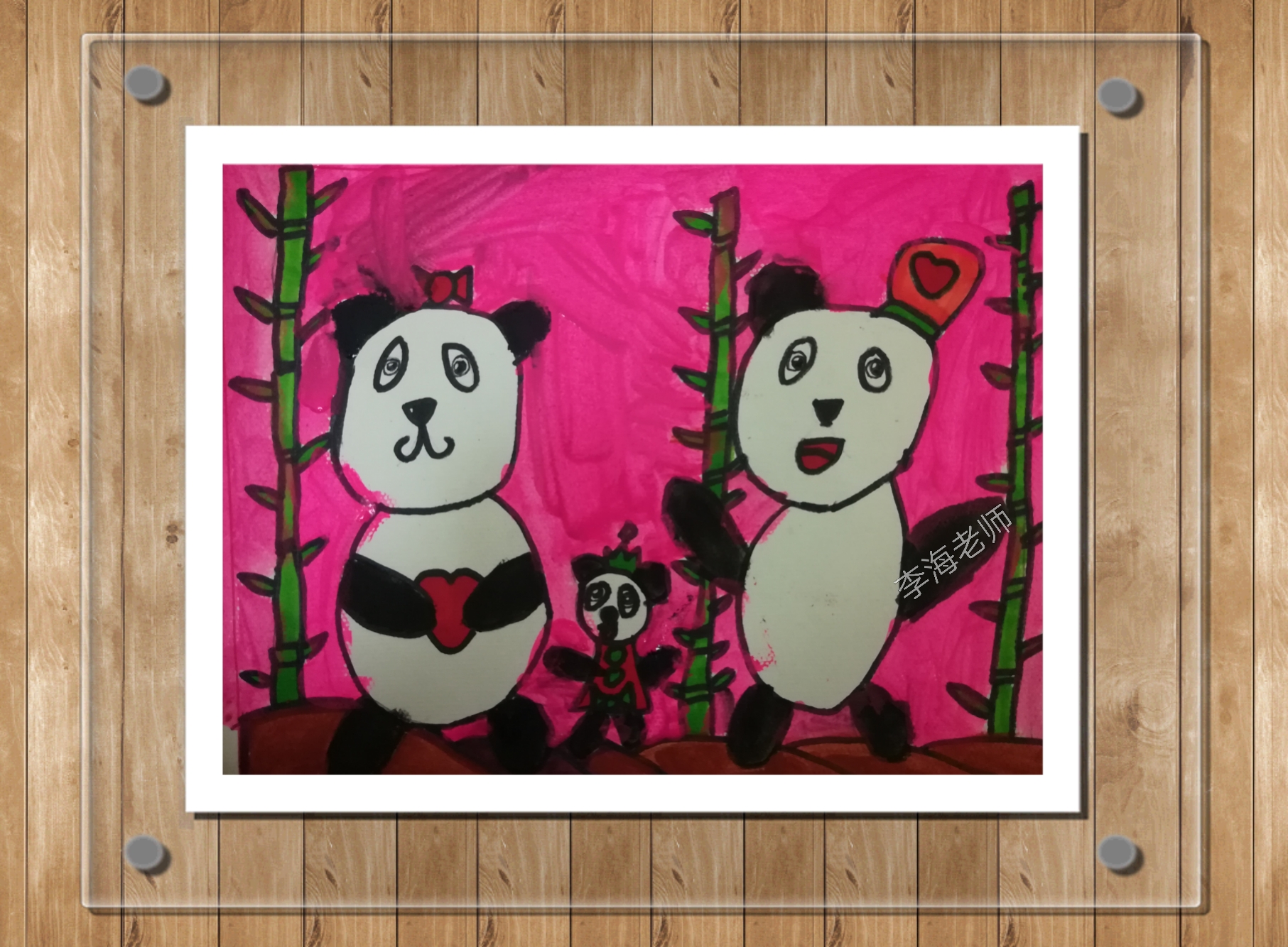 绘画儿童创意水粉,儿童绘画创意3-6岁水彩画黑夜