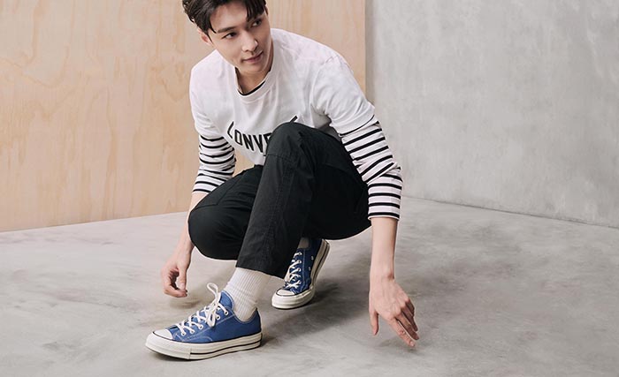 converse张艺兴联名穿搭,欧阳娜娜张艺兴合作honey