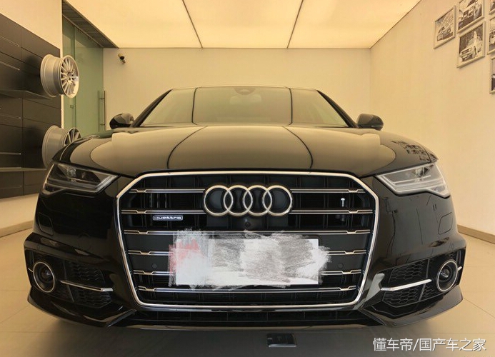 奥迪a6l评测55tfsi空气悬挂,70万提a8