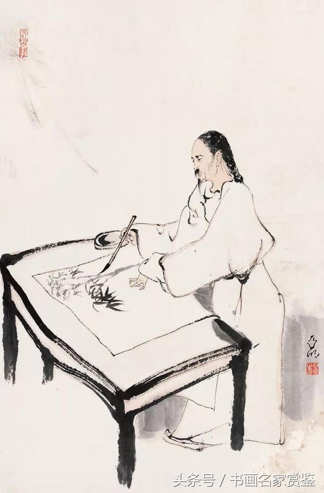 中国画名家亚明,当代金陵画派画家