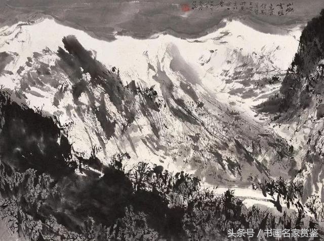 中国画名家亚明,当代金陵画派画家