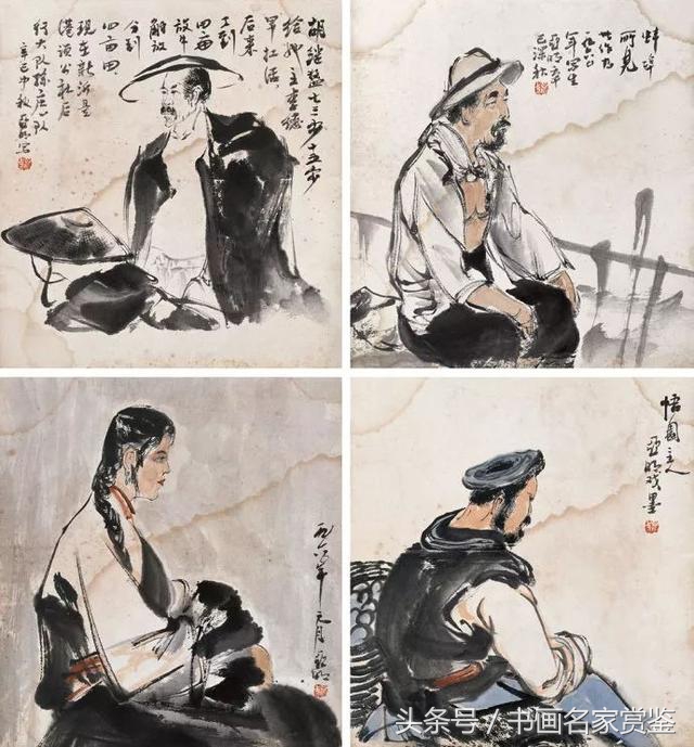 中国画名家亚明,当代金陵画派画家