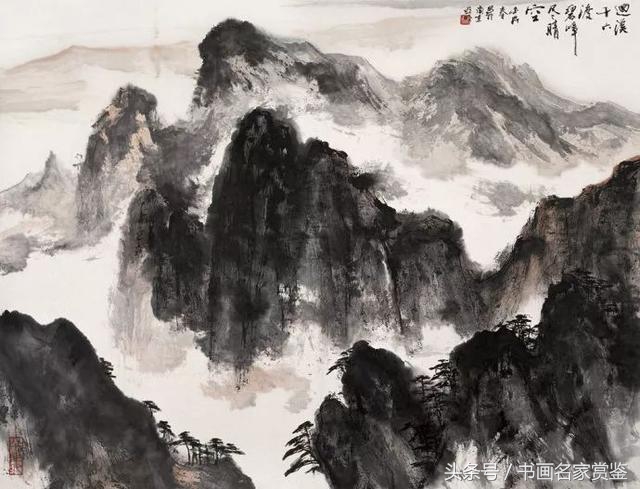 中国画名家亚明,当代金陵画派画家