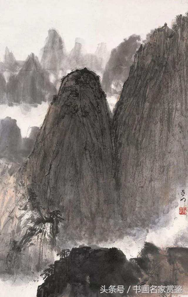 中国画名家亚明,当代金陵画派画家