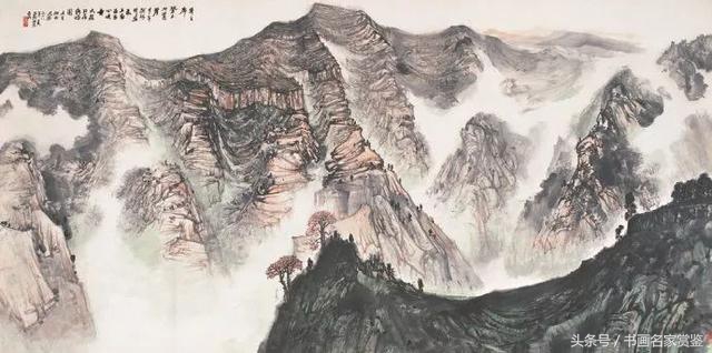 中国画名家亚明,当代金陵画派画家