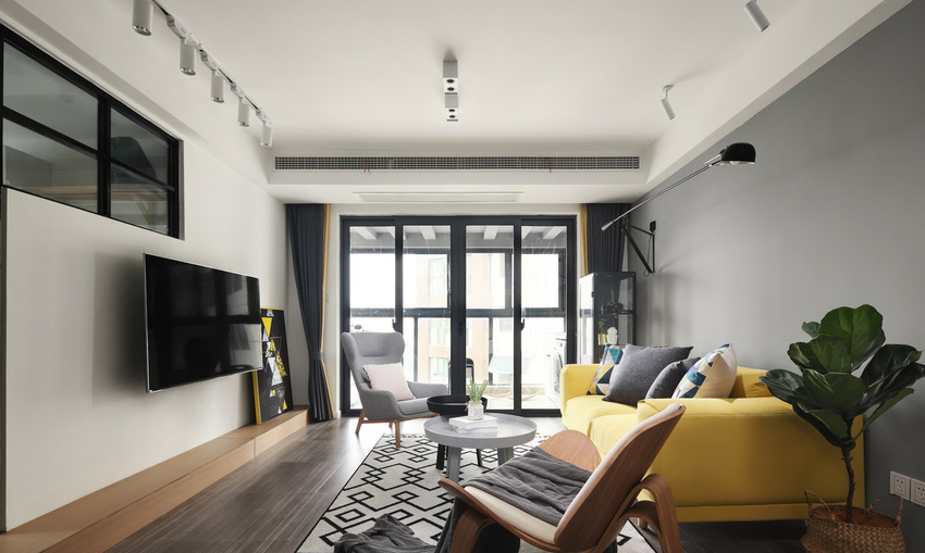 熙龙湾装修效果图实景案例,熙海岸56平装修效果图