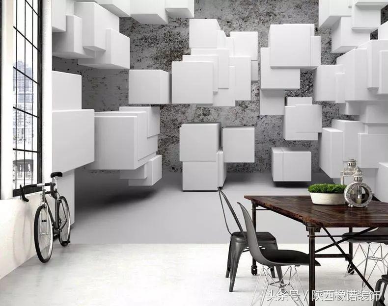 你家墙壁还裸着吗？试试感受墙纸上的3D视觉艺术吧