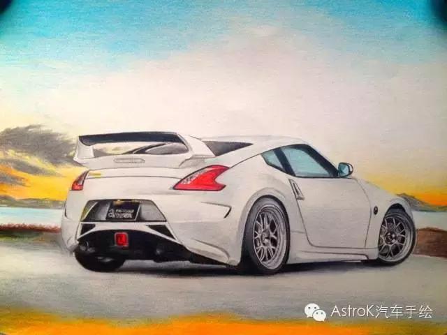 湾岸の恶魔手绘日产FairLady370ZZ34