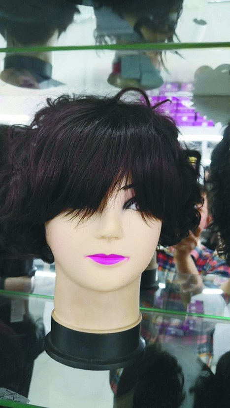 医院门口的假发店,肿瘤医院卖假发