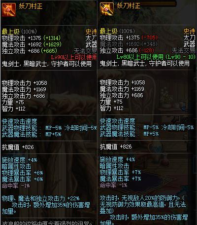 dnf90红眼最厉害太刀,dnf红眼带妖刀还是圣剑