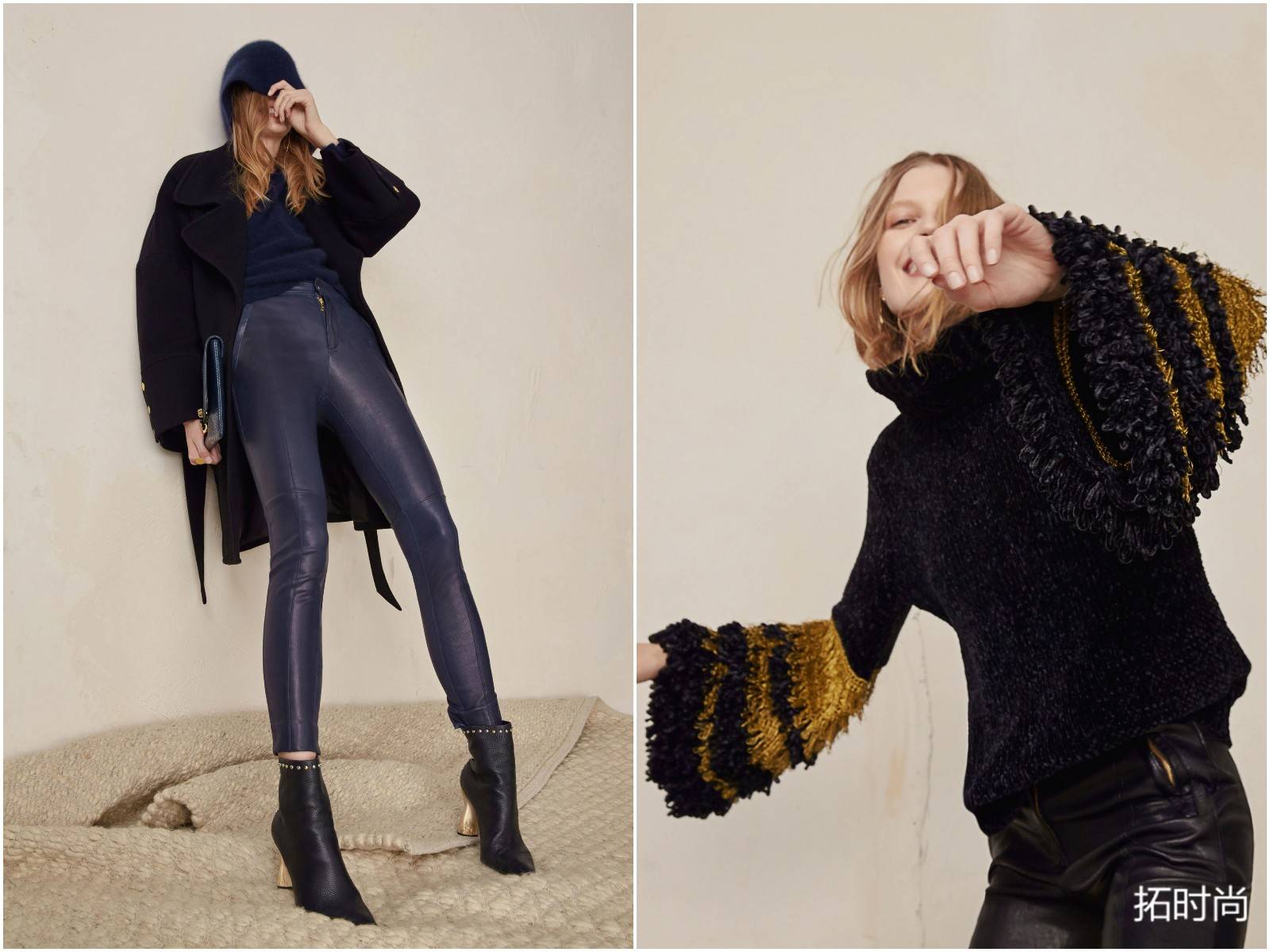 这些模特腿长有两米吧：SassBide2018Pre-Fall纽约女装