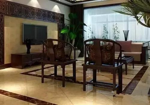 新中式红木沙发客厅效果图,怎么让红木沙发装修成现代风格