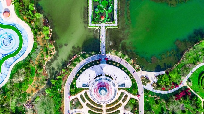 花博园滁州风景,滁州花博园公园美景