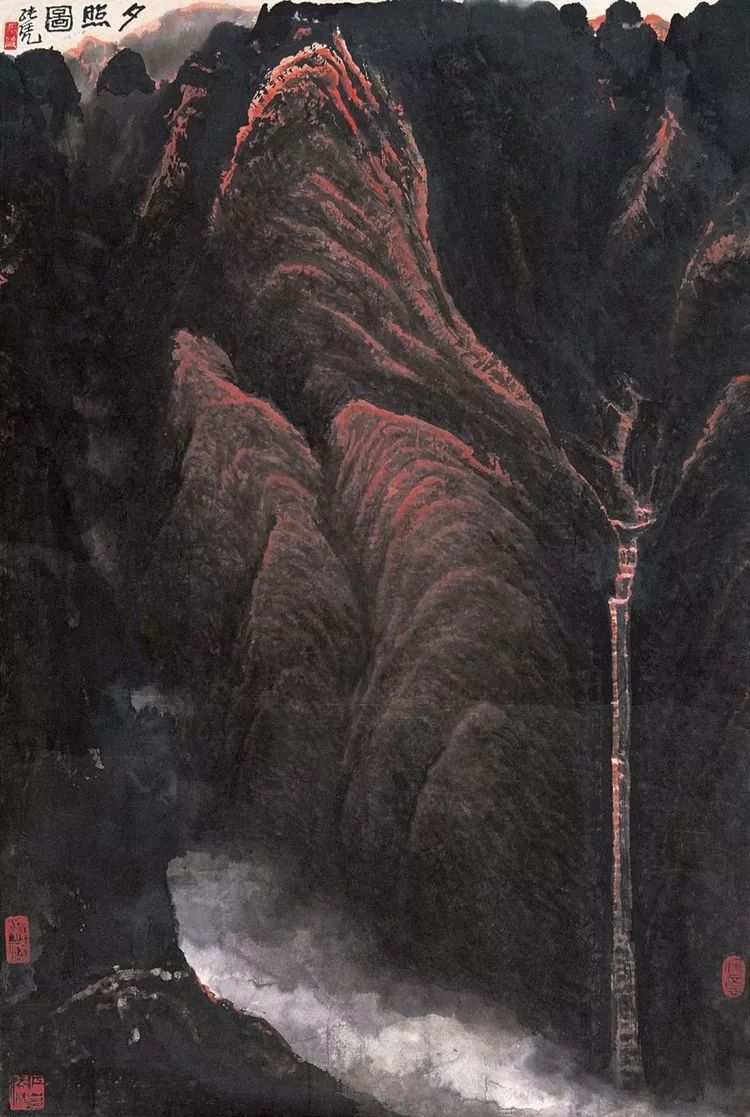 张长韶水墨山水画欣赏,张凭山水画教学