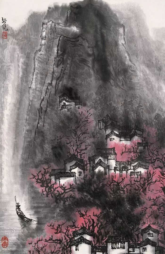 张长韶水墨山水画欣赏,张凭山水画教学