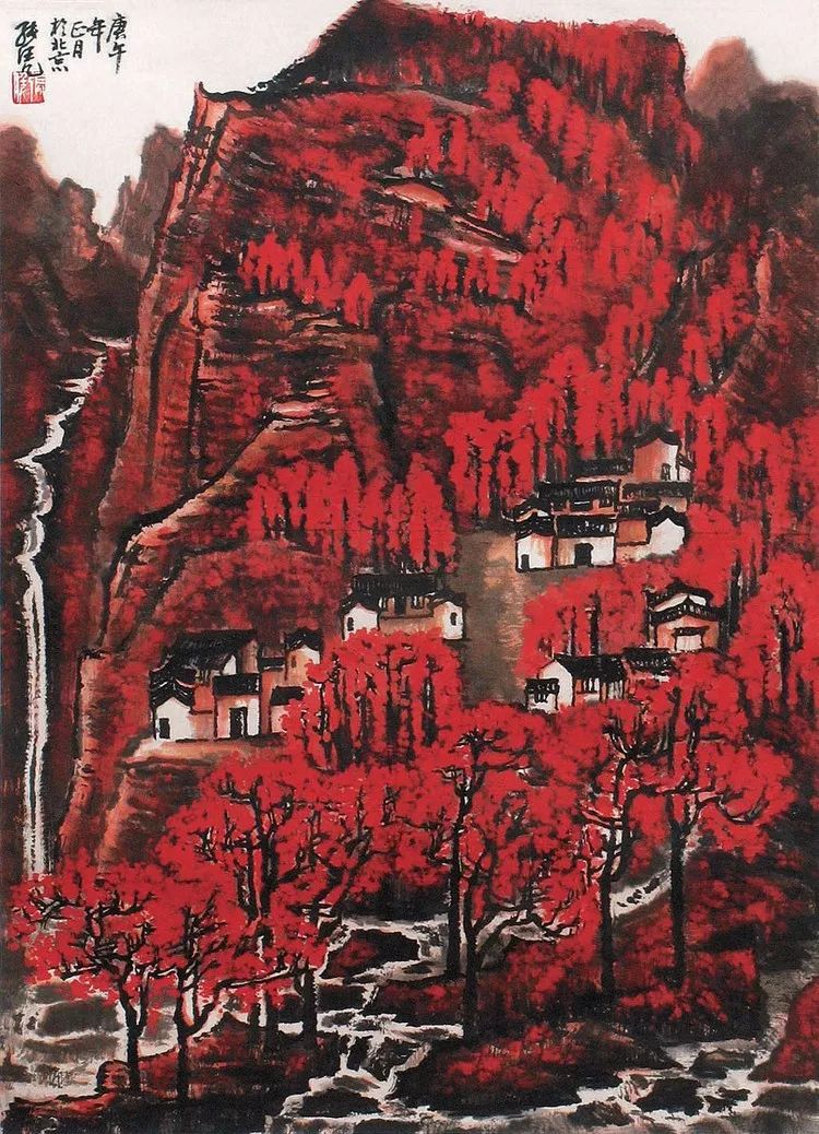 张长韶水墨山水画欣赏,张凭山水画教学
