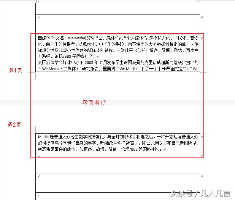 word表格允许跨页断行不管用,word表格出现跨页断行怎么办
