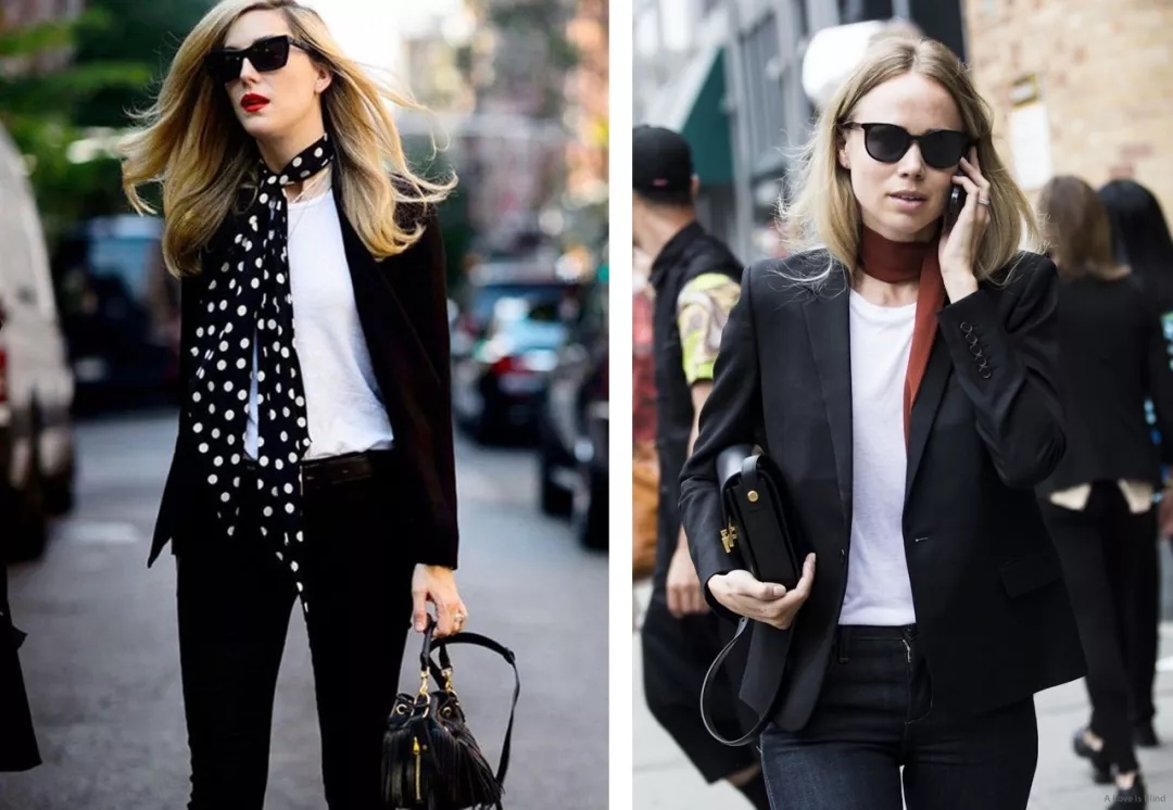 教你如何用丝巾,丝巾搭配太好看了美出高级感