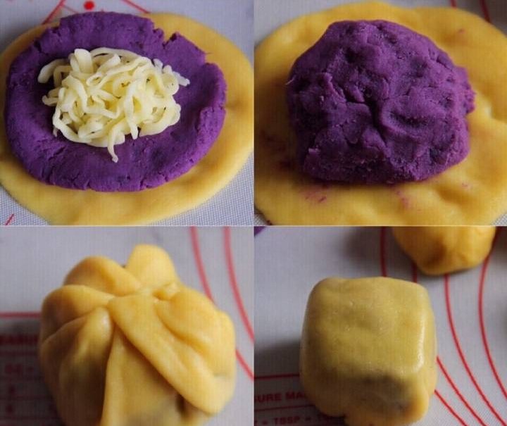 爆浆芝士红豆仙豆糕,厦门紫薯芝士仙豆糕