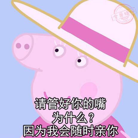 推荐小猪佩奇的表情包,吹风机和小猪佩奇合体是什么样子