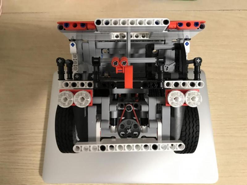 儿童玩具磁性小火车积木,米兔积木矿山卡车