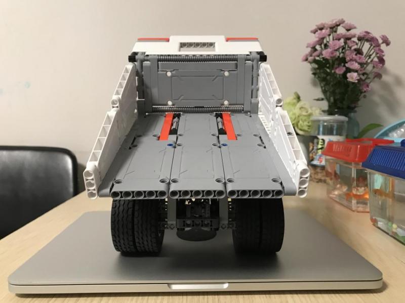 儿童玩具磁性小火车积木,米兔积木矿山卡车