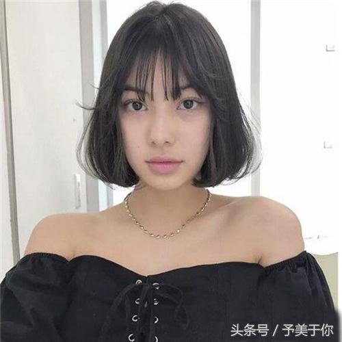 适合长脸大脸女生的短发型,长脸女生适合的发型短发合集