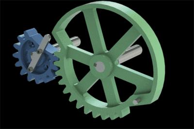 机械动态图，越南的工程师阮德升制作的机械动画，望珍藏