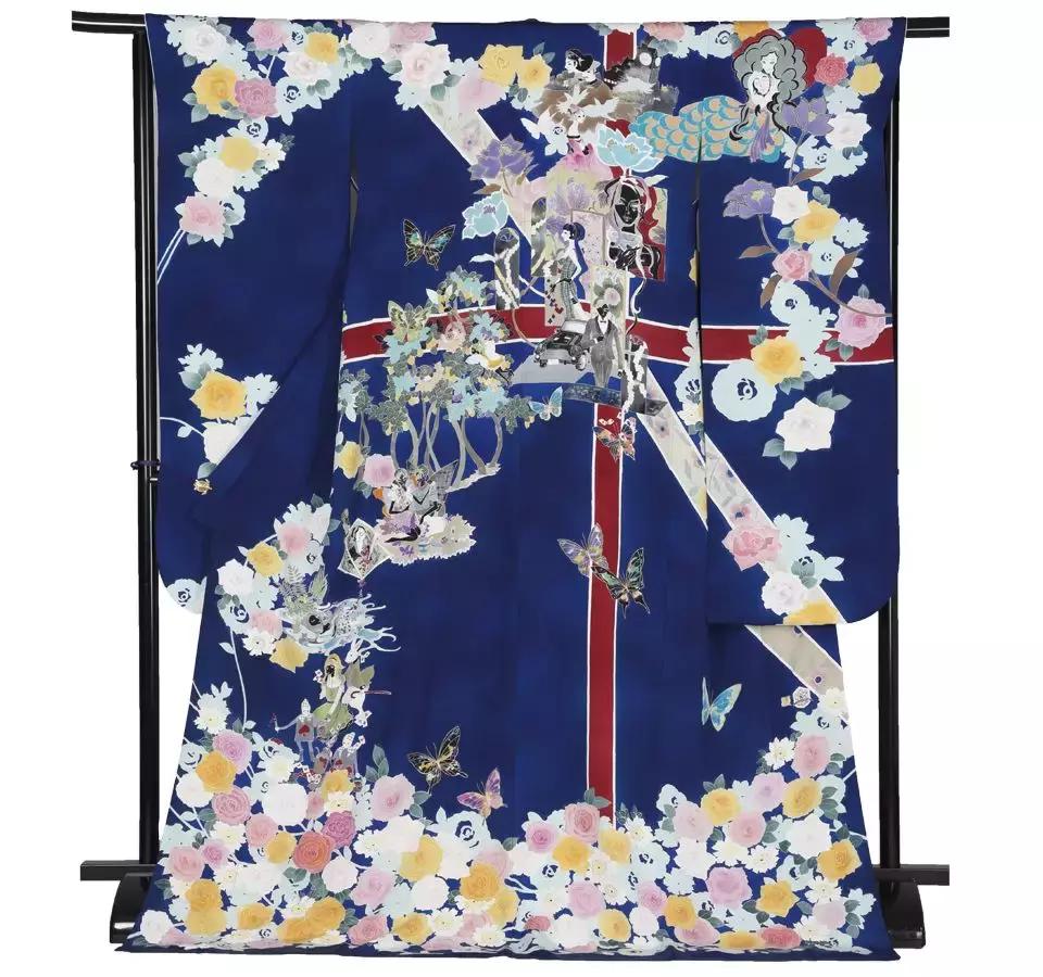 东京奥运主题和服,东京奥运会给中国设计的和服