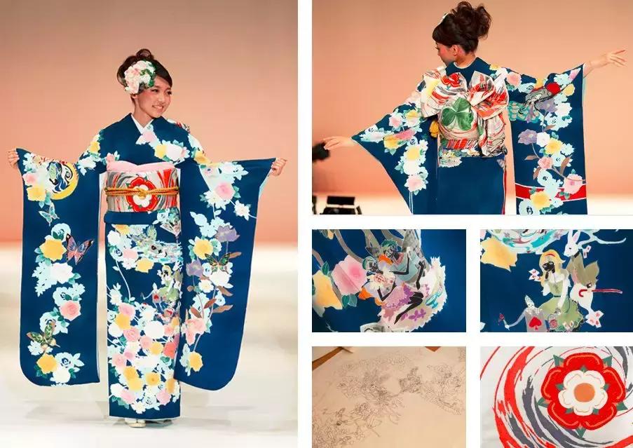 东京奥运主题和服,东京奥运会给中国设计的和服