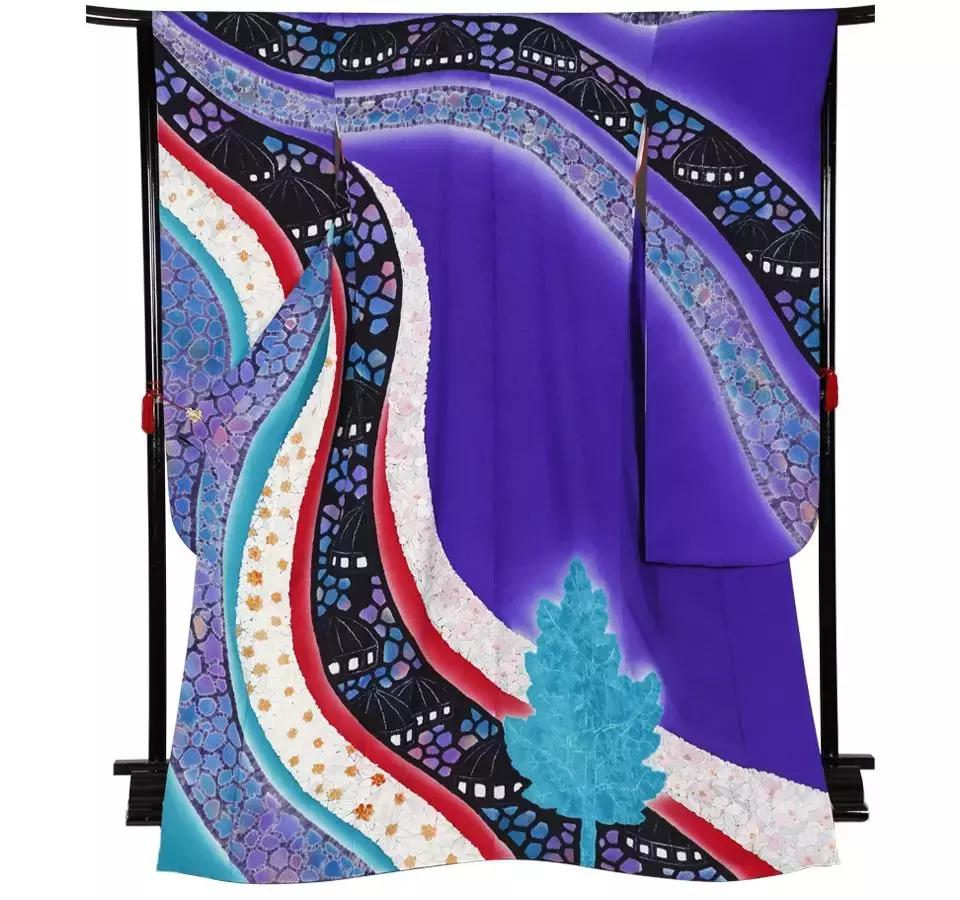 东京奥运主题和服,东京奥运会给中国设计的和服