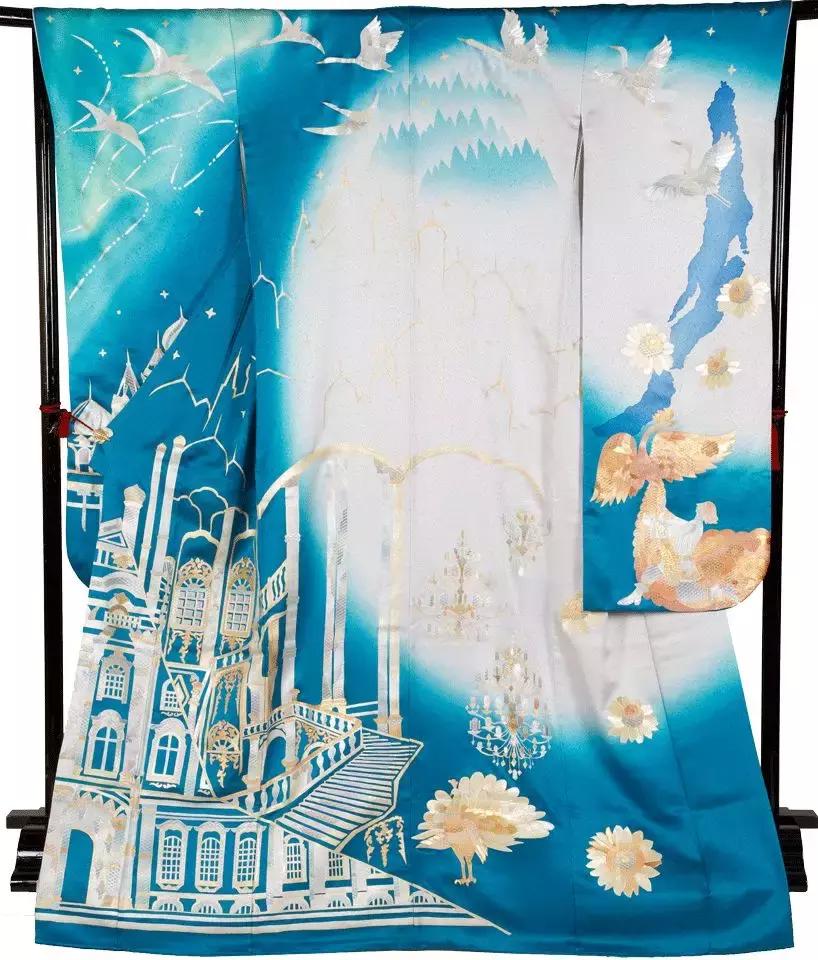 东京奥运主题和服,东京奥运会给中国设计的和服