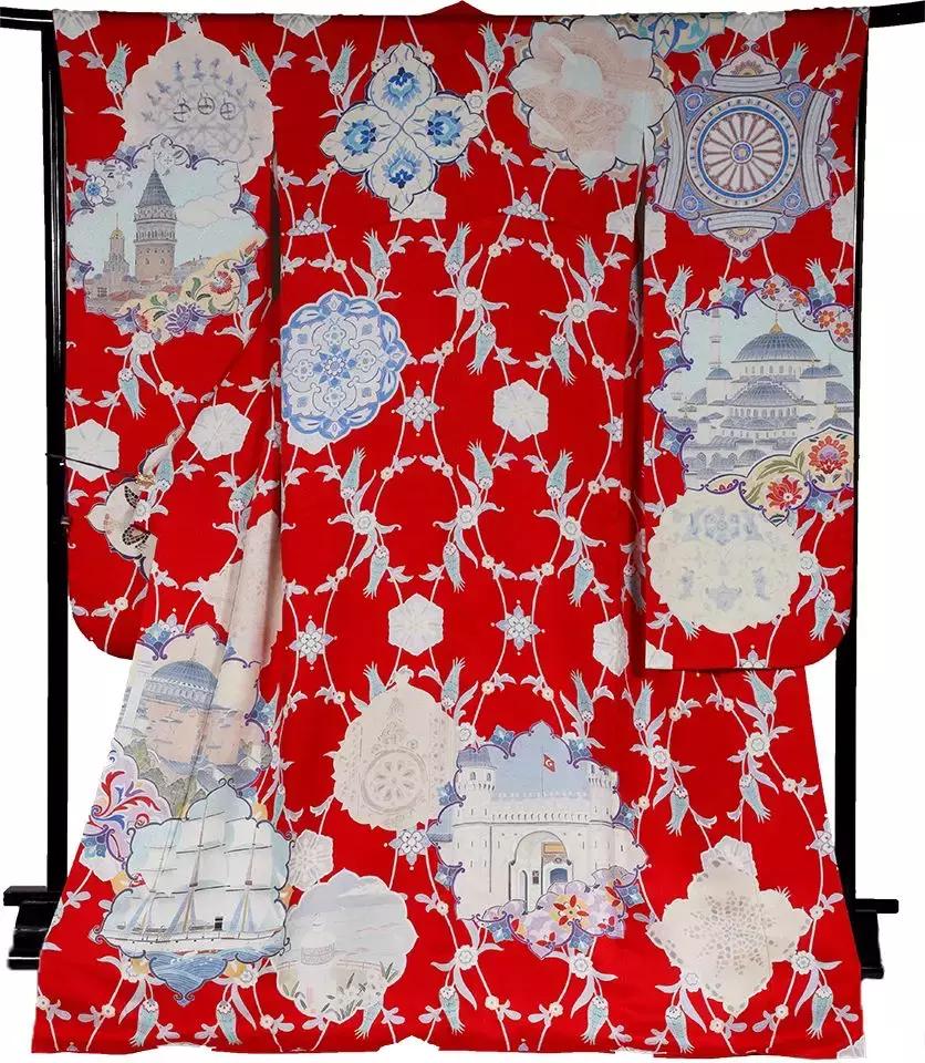 东京奥运主题和服,东京奥运会给中国设计的和服