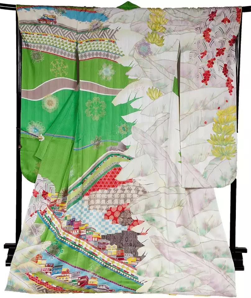 东京奥运主题和服,东京奥运会给中国设计的和服