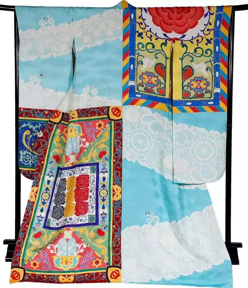 东京奥运主题和服,东京奥运会给中国设计的和服