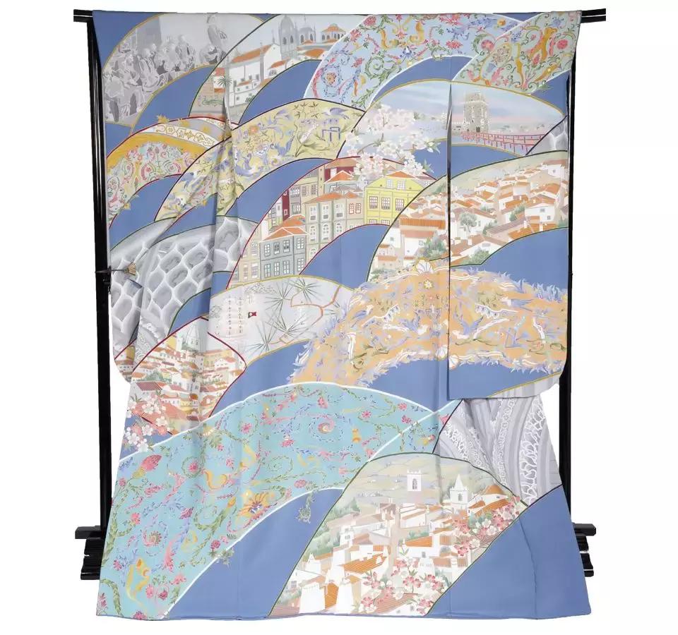 东京奥运主题和服,东京奥运会给中国设计的和服