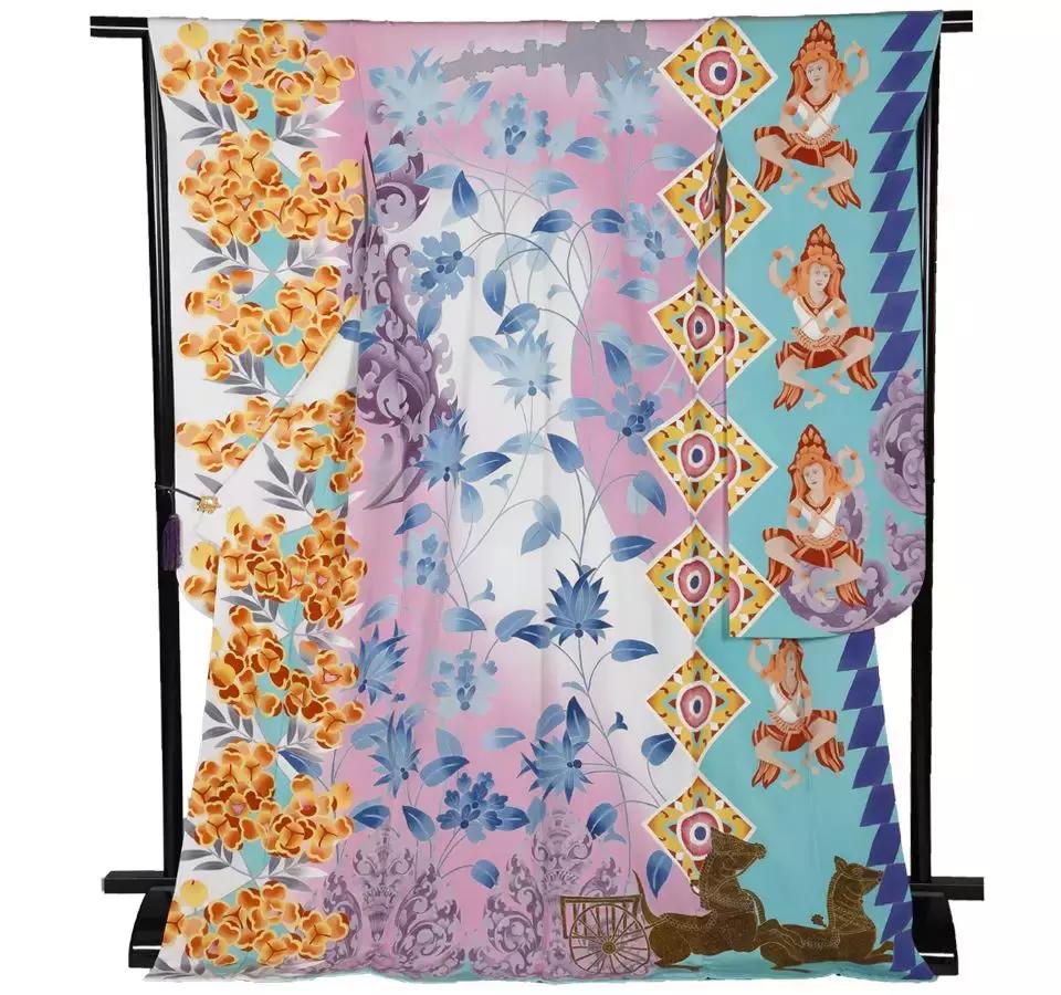 东京奥运主题和服,东京奥运会给中国设计的和服