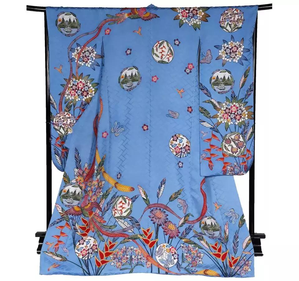 东京奥运主题和服,东京奥运会给中国设计的和服