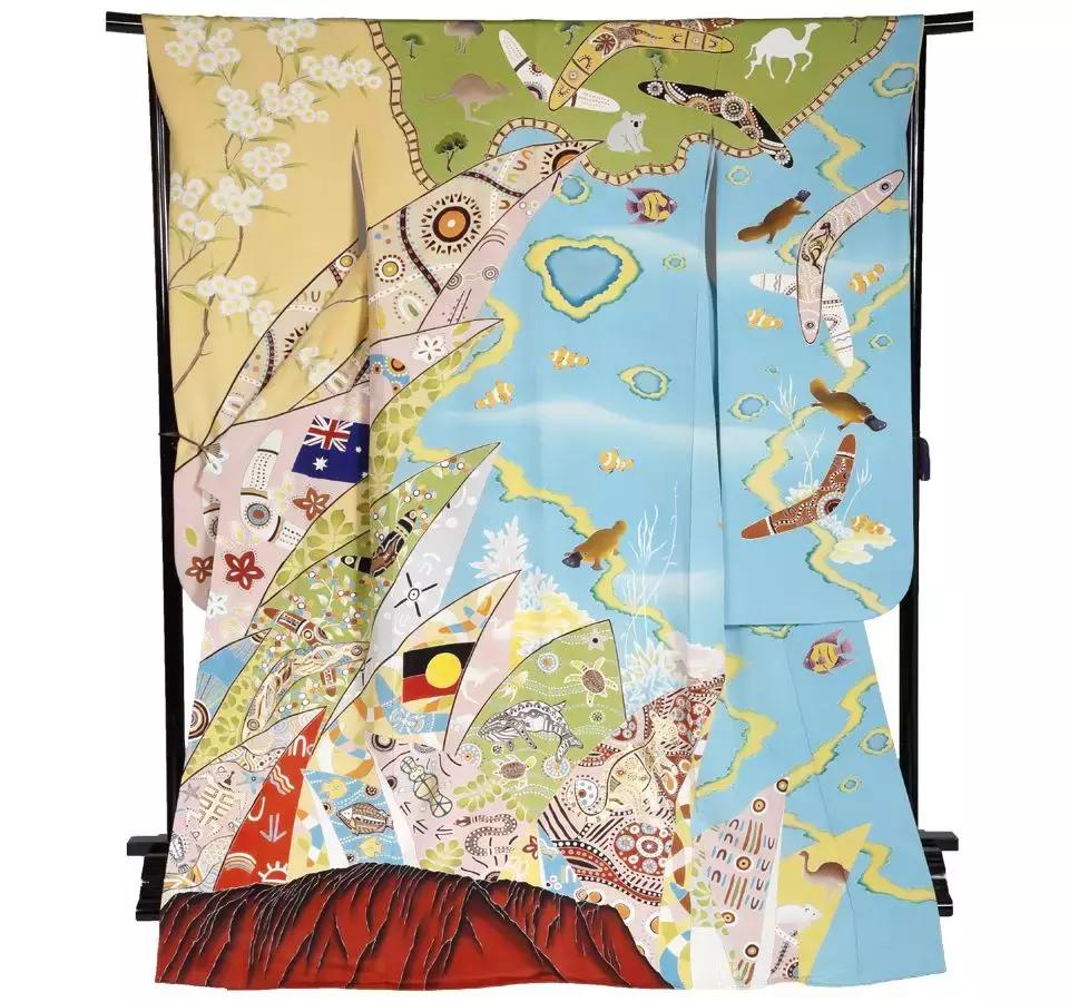 东京奥运主题和服,东京奥运会给中国设计的和服