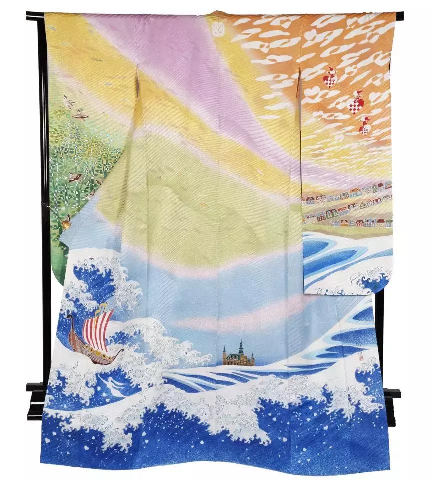 东京奥运主题和服,东京奥运会给中国设计的和服