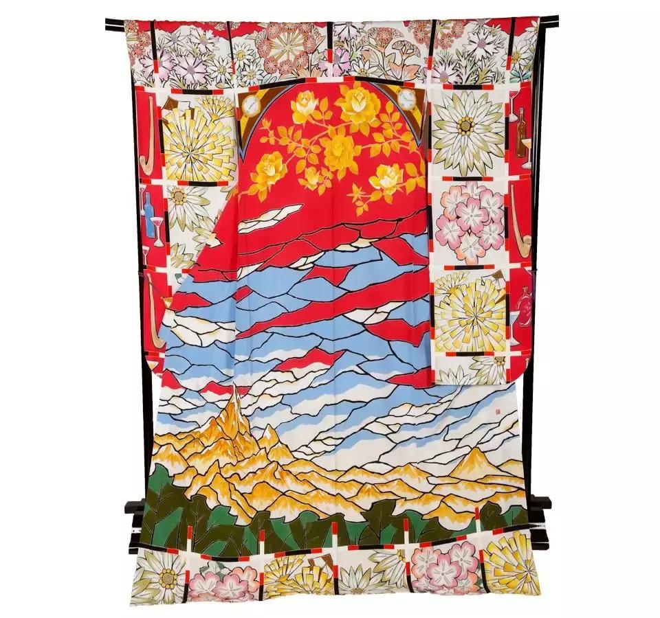 东京奥运主题和服,东京奥运会给中国设计的和服