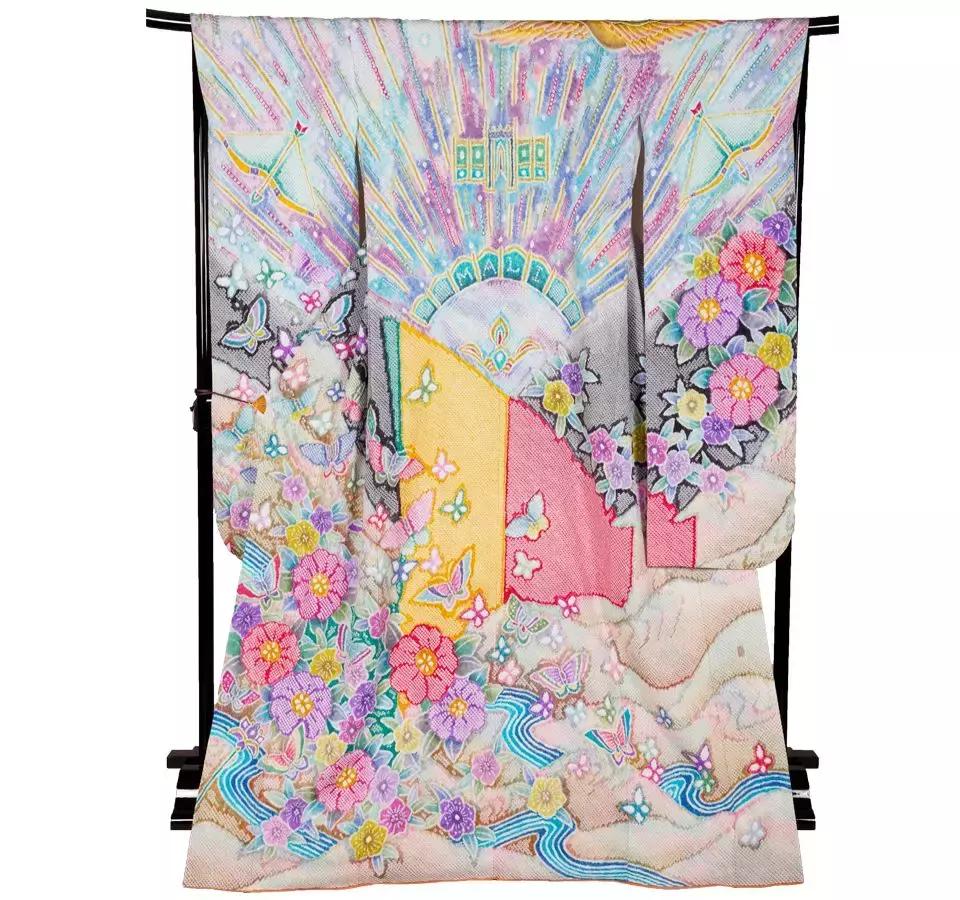 东京奥运主题和服,东京奥运会给中国设计的和服