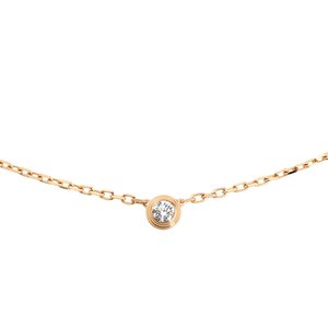 气质小姐姐唐嫣都爱的单钻锁骨链项链届最值得投资的TOP1