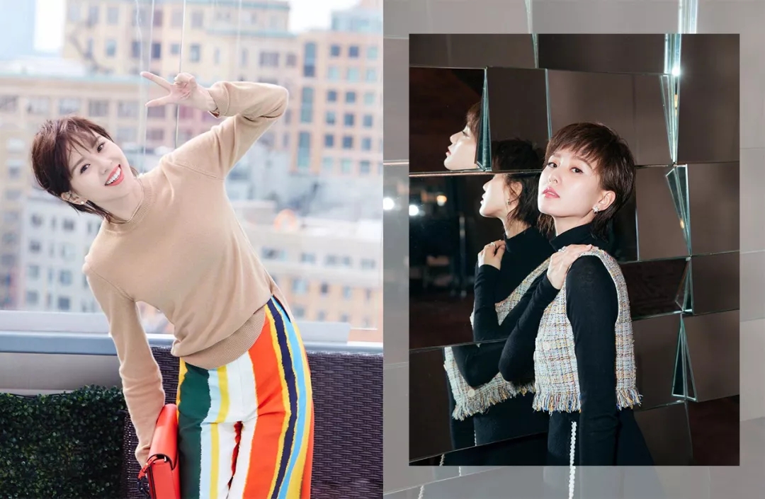 肩位很卷的发型,齐肩往下一点的发型