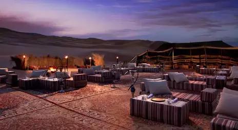 「阿布扎比」与世隔绝，充满神秘色彩の沙漠皇宫酒店