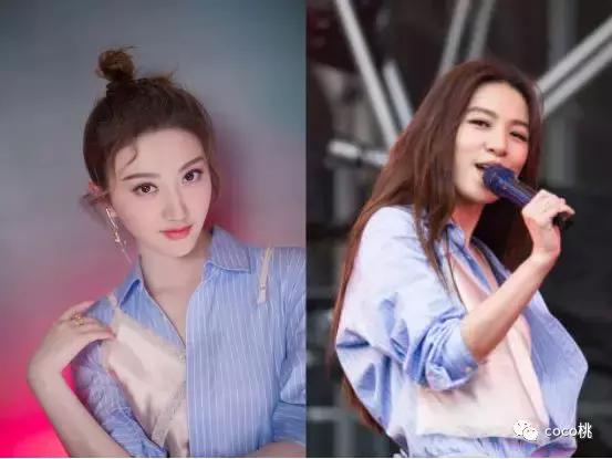 范冰冰刘亦菲倪妮娜扎同穿樱桃粉,娜扎和倪妮哪个好看